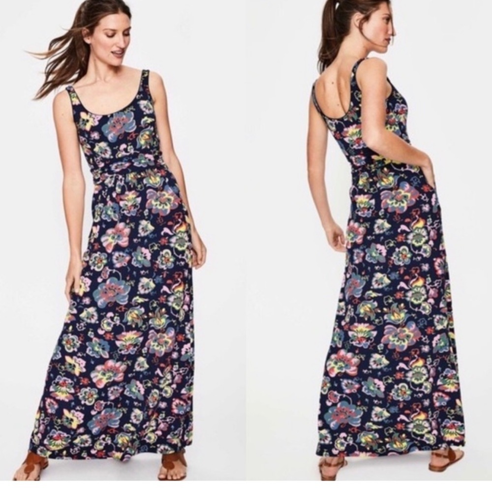BODEN Maxi DIANA sleeveless floral dress size 6P